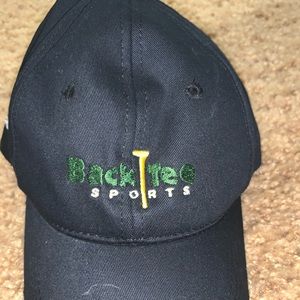 BLACK BACK TEE SPORTS HAT